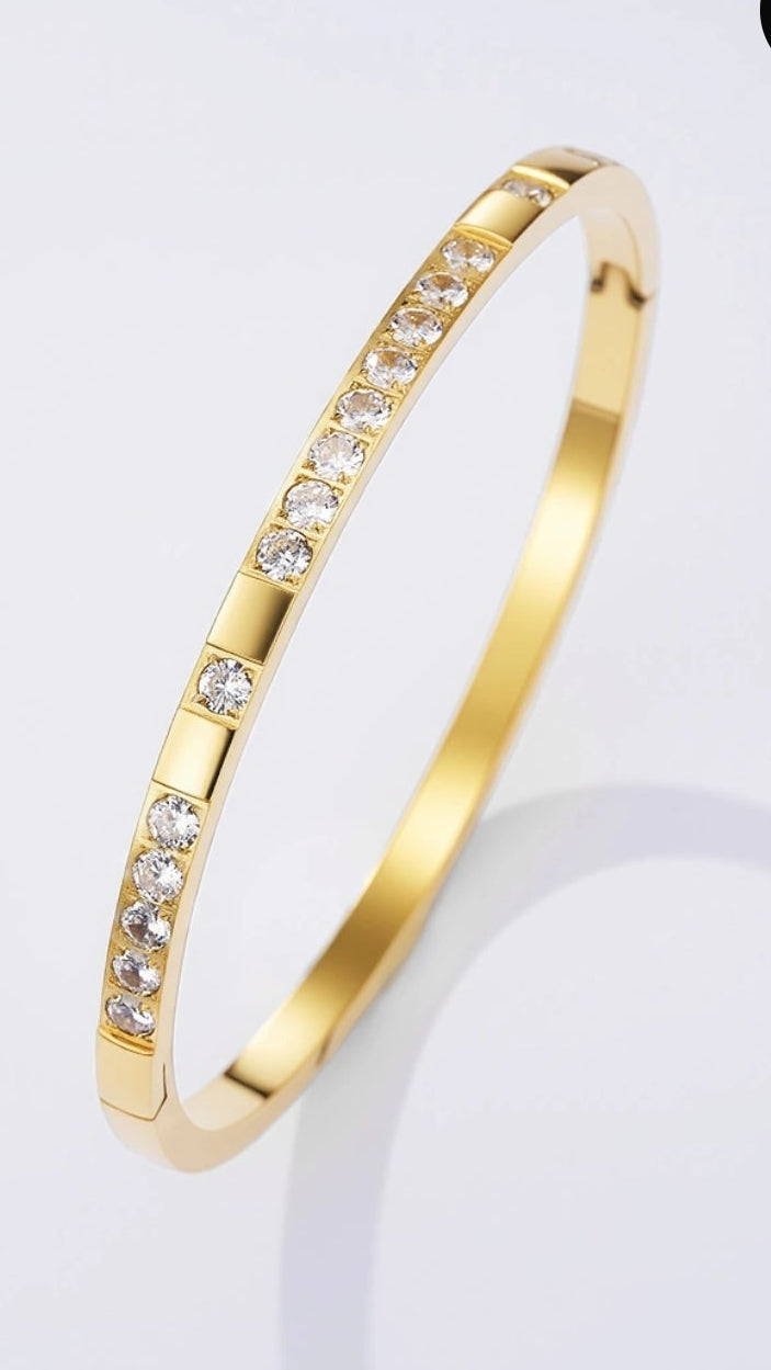 BRACELET JONC STRASS