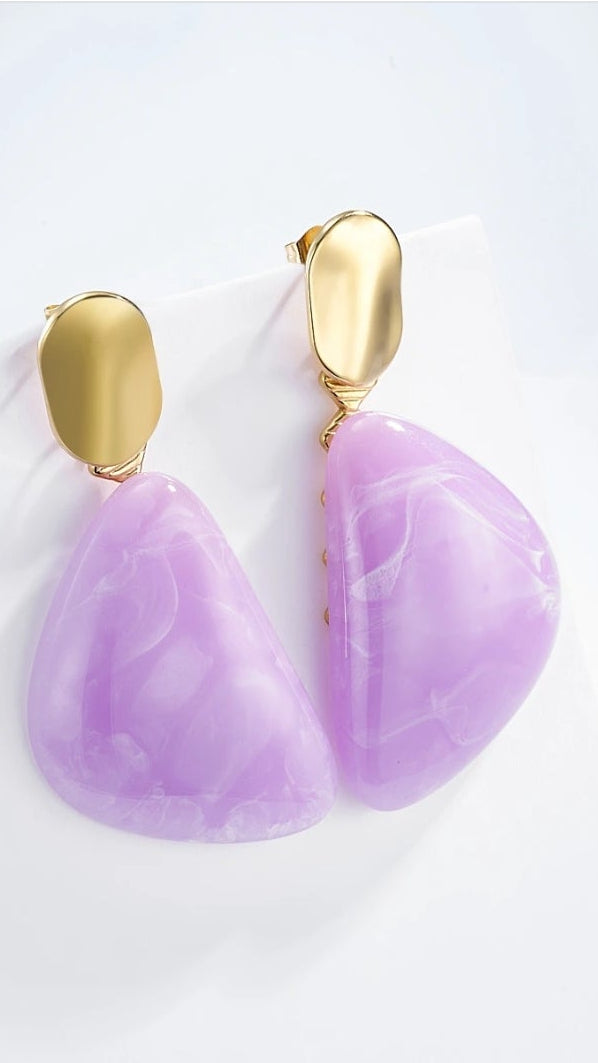 BOUCLES D OREILLES NACRE