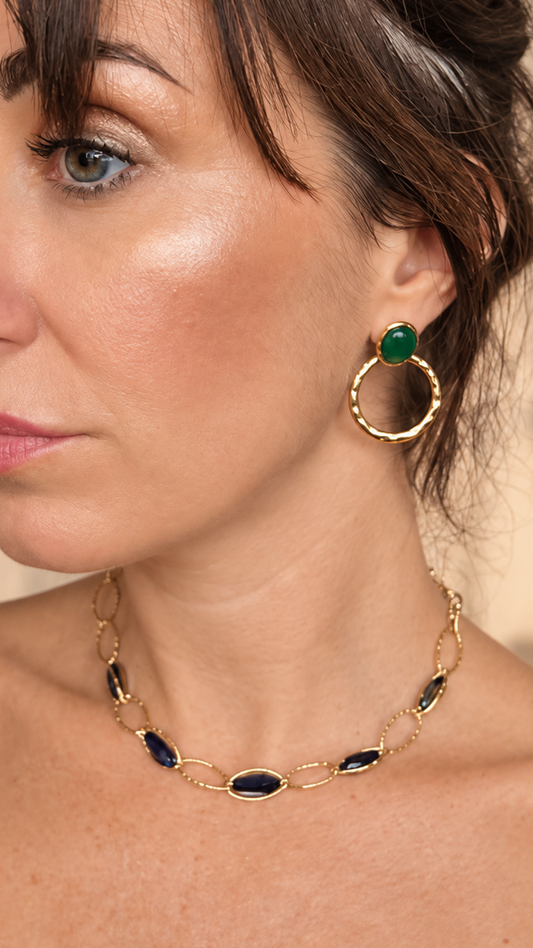 COLLIER PERLES DE MINUIT