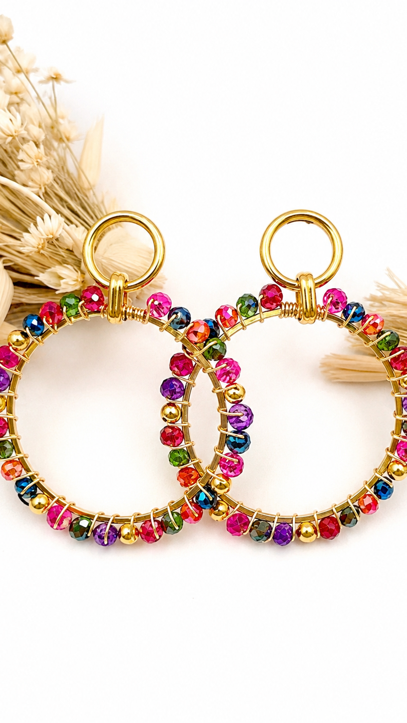 BOUCLES D'OREILLES RAINBOW