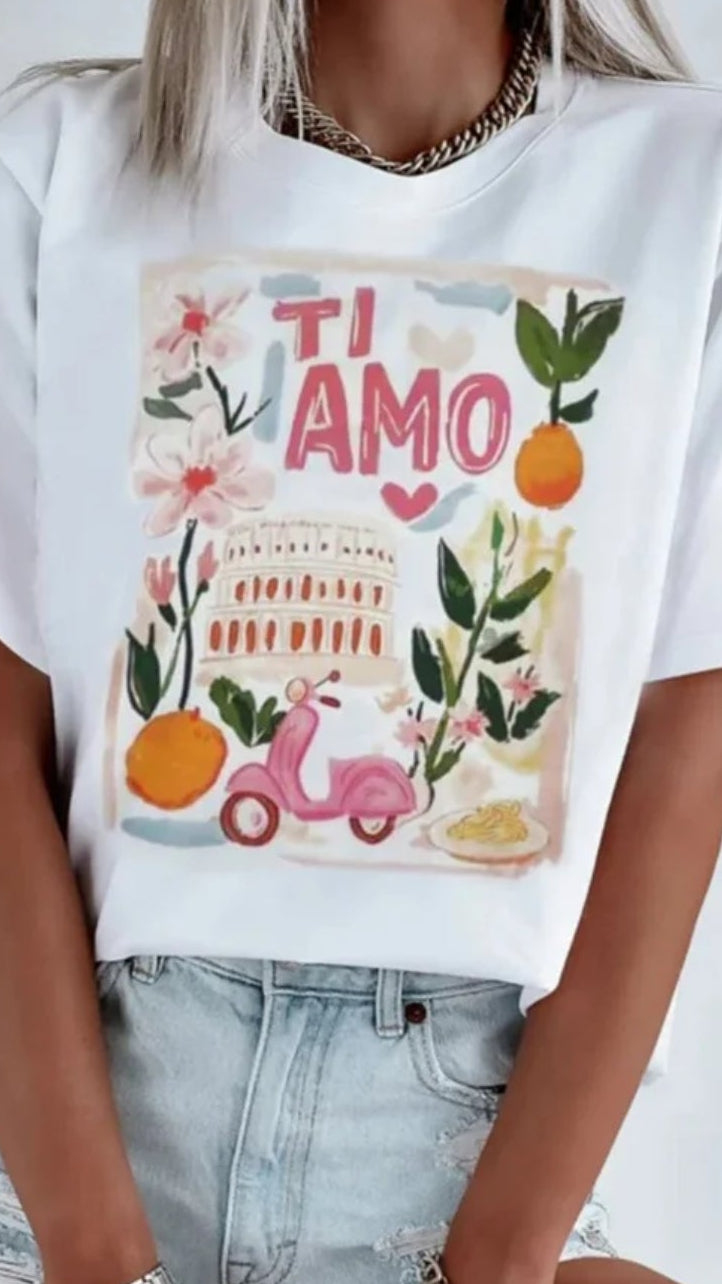 T SHIRT TI AMO