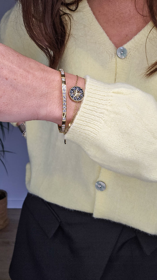 BRACELET JONC STRASS