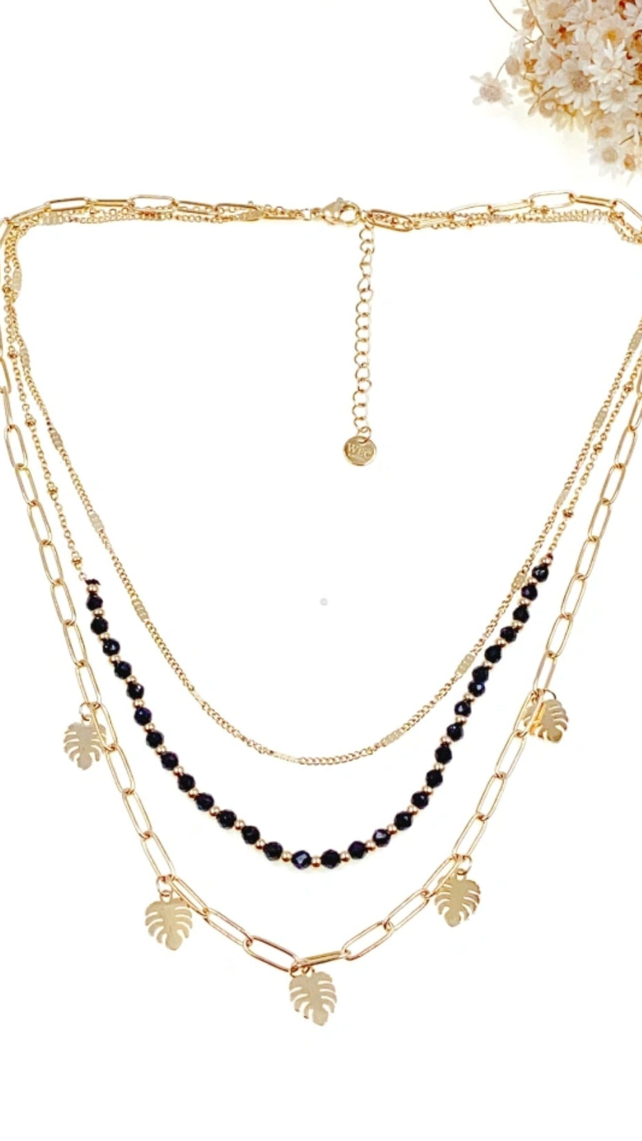 COLLIER 3 RANGS ELEGANCE