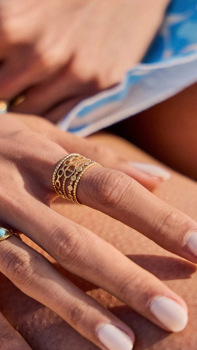 BAGUE DENTELLE