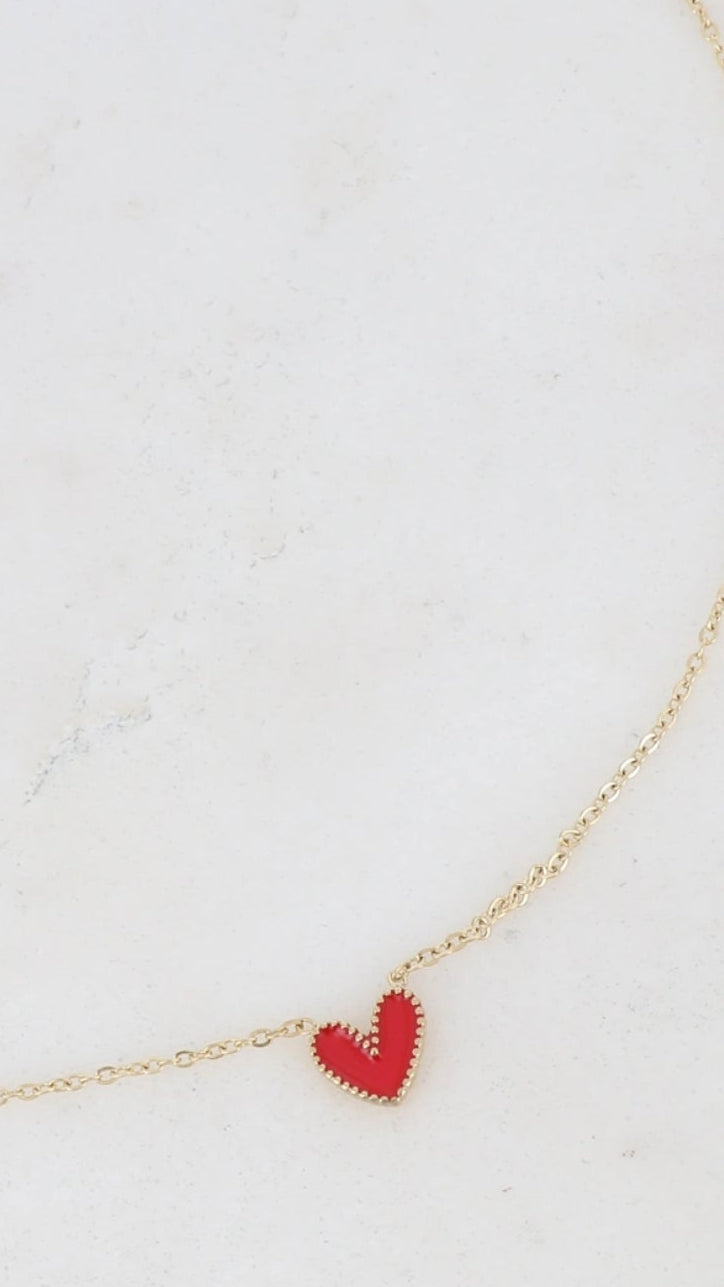 COLLIER RED LOVE