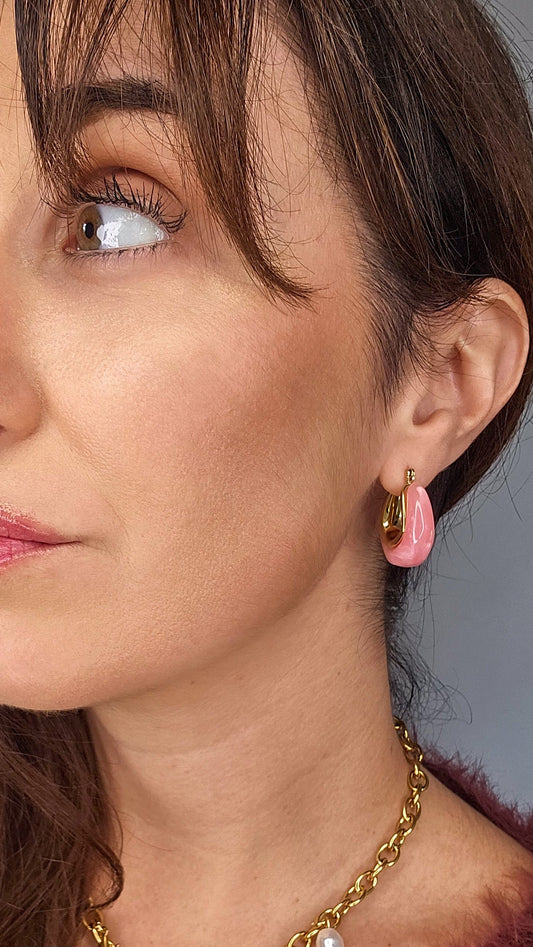 BOUCLES D'OREILLES AMBRE